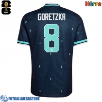 Fotballdrakt Herre Tyskland Leon Goretzka #8 Bortedrakt VM 2026 Kortermet